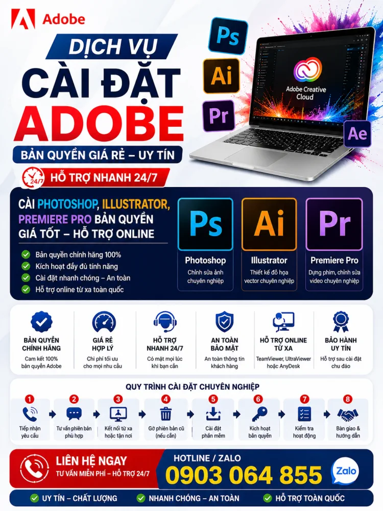 Cài Adobe Illustrator Nhanh Chóng, Chính Hãng Cài Adobe Illustrator Nhanh Chóng, Chính Hãng
